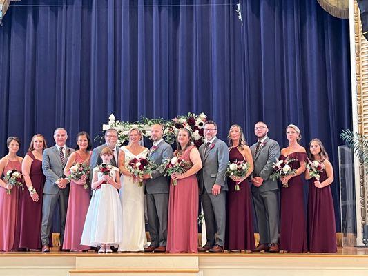 Bridal Party pic after the ceremony