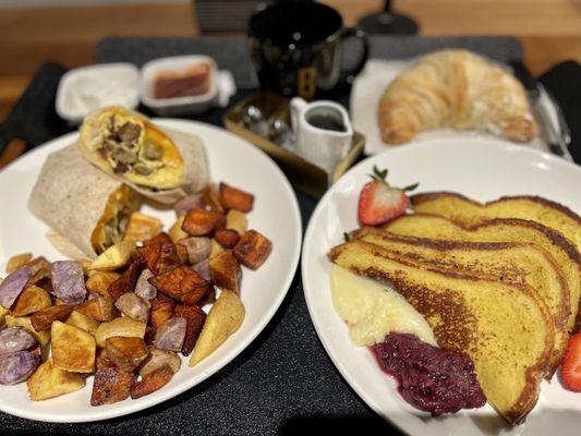 Amazing room service breakfast