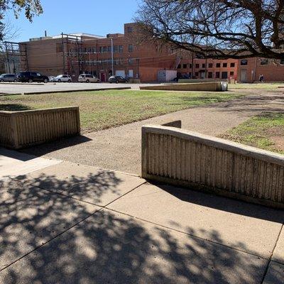 Entryway into the Bud Daniel Park in Wichita Falls, Texas.