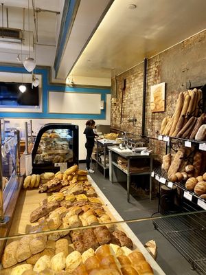 Morning pastries and bagels