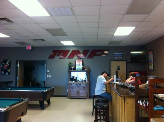 Inside the newly remodeled MNP Vape Store. We at MNP are Bastrop's home for premium E-Liquid.