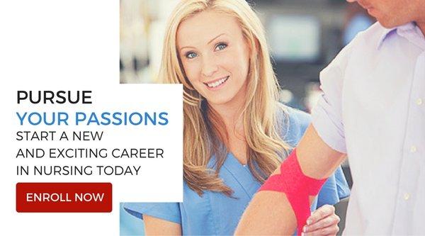 Pursue your passions. Start a new and exciting career in healthcare today!