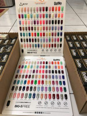 We have 100 of Bio Seaweed Gel colors (Healthier Nails, Healthier you)