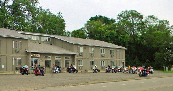 Motorcyclists love our paved country back roads through the bluffs of Buffalo county and surrounding areas.