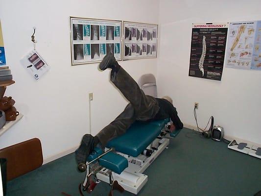 Checking pelvic and low back motion