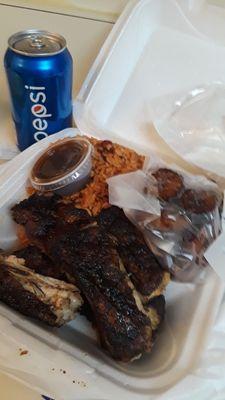 Jerk Chicken Value Meal