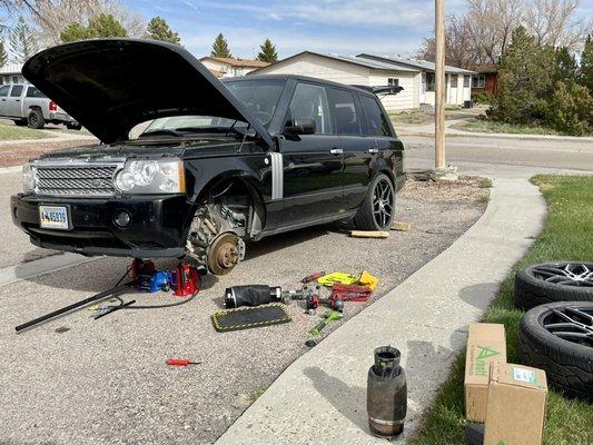 Range Rover airbag replacement.