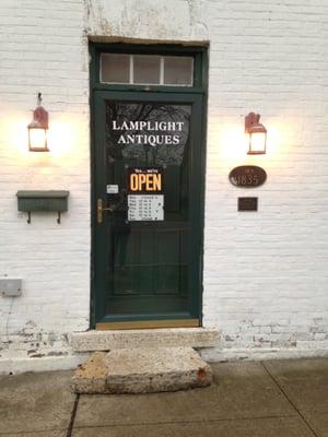 Welcome to our front door! Come in and shop, we are very friendly. And be sure to leave a review on Yelp!