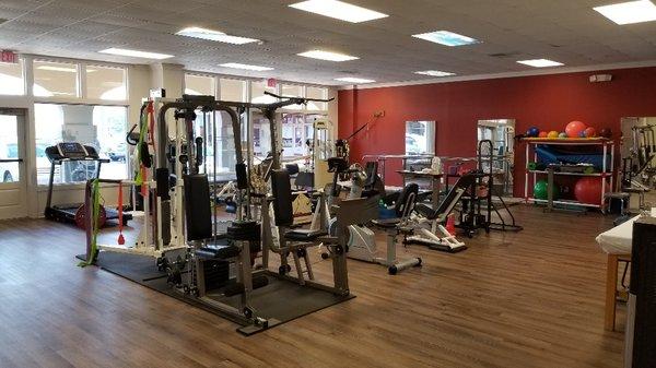 Exercise and strength training area.