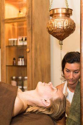 Shirodhara Scalp Treatment - Mental relaxation and rejuvenation