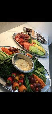 Veggie and fruit Platters