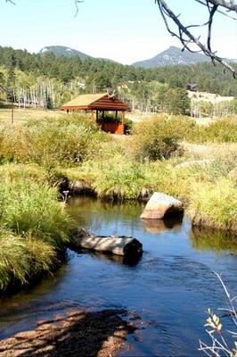 Deer Creek and Covered Bridge