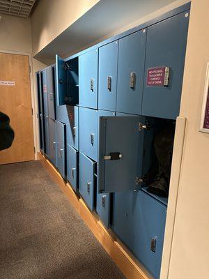 Free lockers