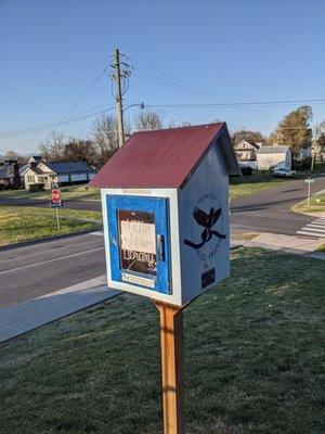 Little Free Library in front of Fairmount Elementary, Bristol TN