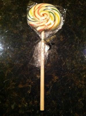 Birthday cake lolli