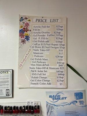 Service Prices