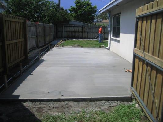 Concrete extension