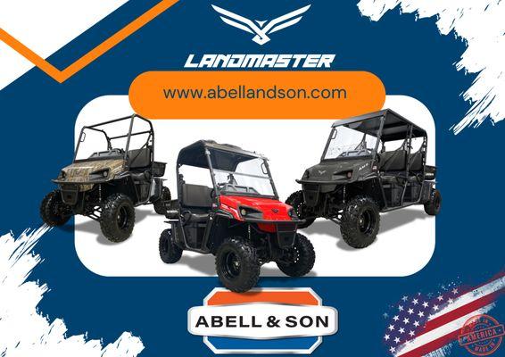 Offering American Made LANDMASTER UTVs.