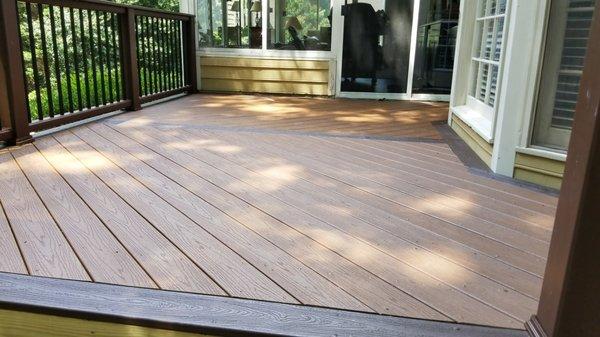 Trex Deck with Railing