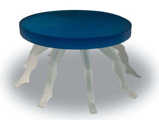 Epoxy resin side sculptural side table