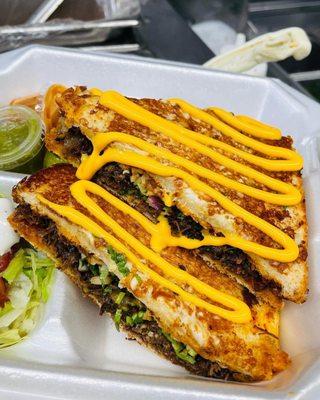 Grilled cheese birria