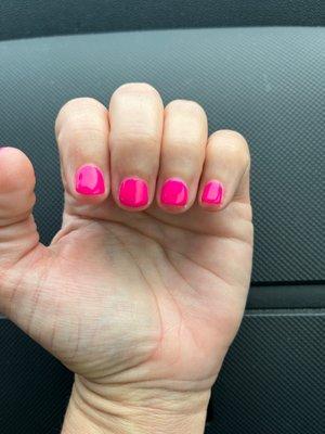 Gel manicure