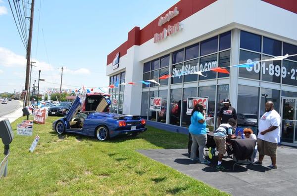 Great Folks showed up on summer ending BBQ event here at USA Auto Dealers, Big prizes and deals were given away besides food.