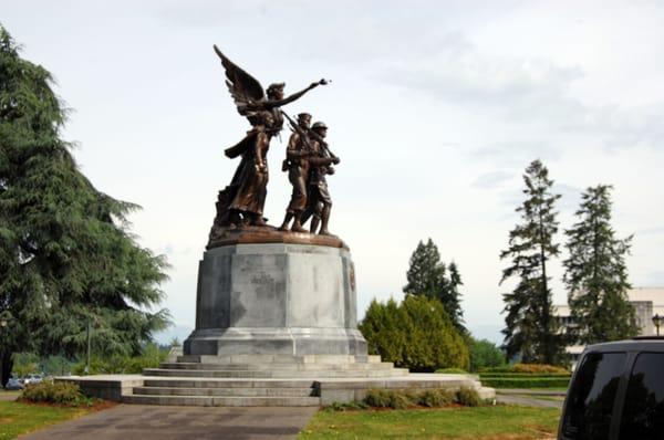 Statue around Capitol Building