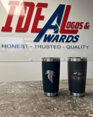 Laser Engraved Tumblers