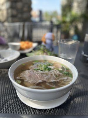 large Pho with Rare Steak & Brisket