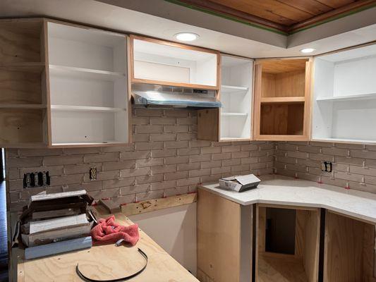 Kitchen design, build, install.