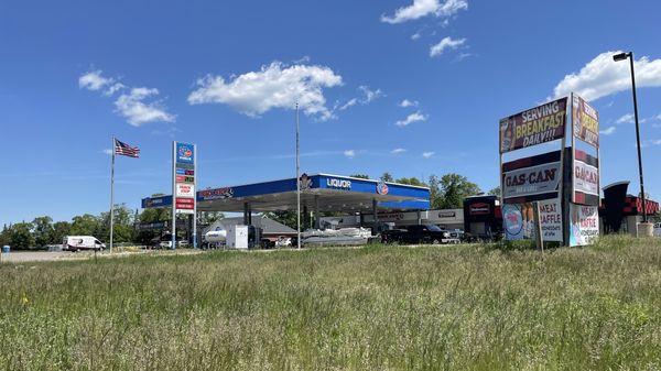 Track Stop - Outside Brainerd International Speedway (BIR).