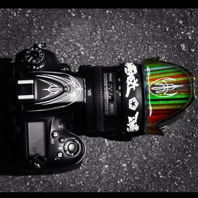 My Nikon D610 Hood Painted and Striped by Manny Cisneros ...