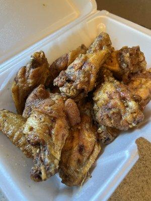 Garlic butter wings