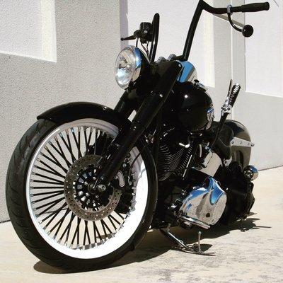 Harley Davidson jockey shift softail from Steel Knuckle Customs