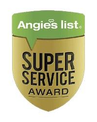 Proud Recipient of the Angie's List Super Service Award