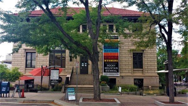 We are located in the old post office building downtown Fort Collins, just above Blue Agave and the Museum of Art.