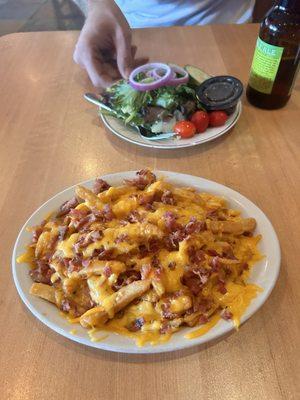 Bacon cheese fries