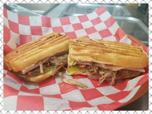 CUBAN with homemade pork roast!! More flavor, more meat!  Give it a try & 5 star review!