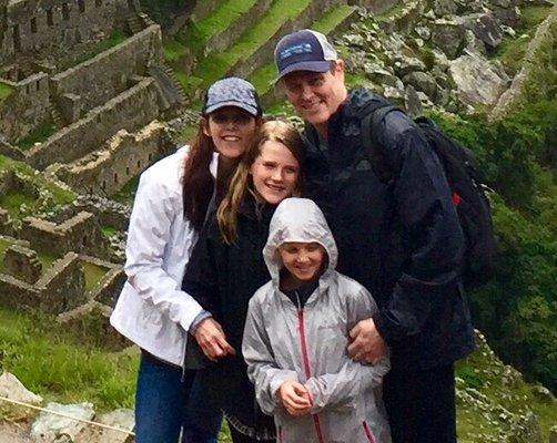 Family trip to Machu Picchu