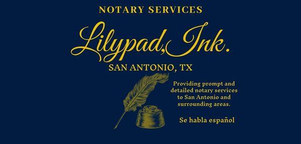 Lilypad Ink Notary services