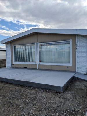 I needed a concrete foundation for a new patio deck. Leonard and Sons did an excellent job and it turned out great!