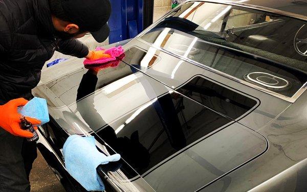 1968 Camaro getting the ceramic pro treatment