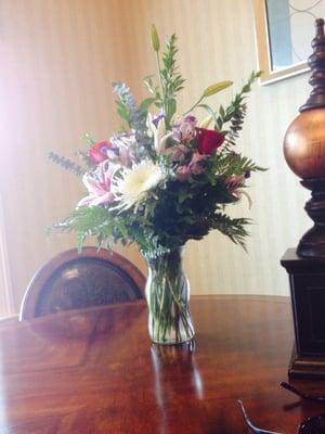 $50 arrangement, same-day delivery service