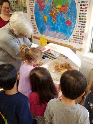 Every year, we host a chicken egg hatching project providing our children with a hands-on experience of nature and science in the classroom.