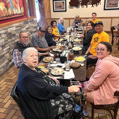 Our amazing clients and employees enjoying breakfast in Grants, NM.