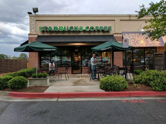 Starbucks Coffee storefront. Photo taken May 20, 2017.