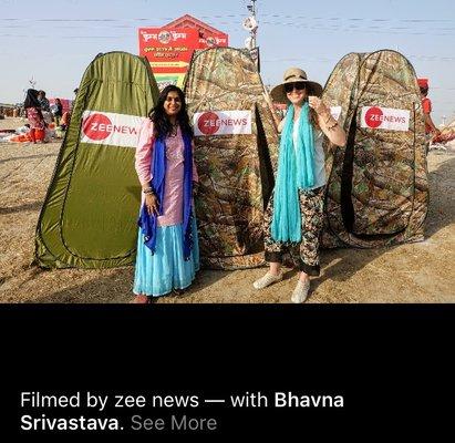 In news- Zee TV at Kumbha 2019