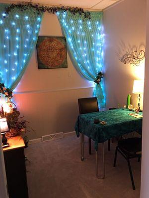 Psychic reading room