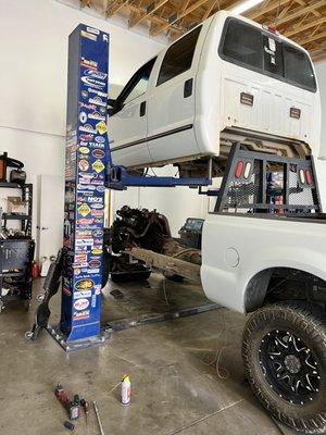 7.3 PowerStroke Cab Removal